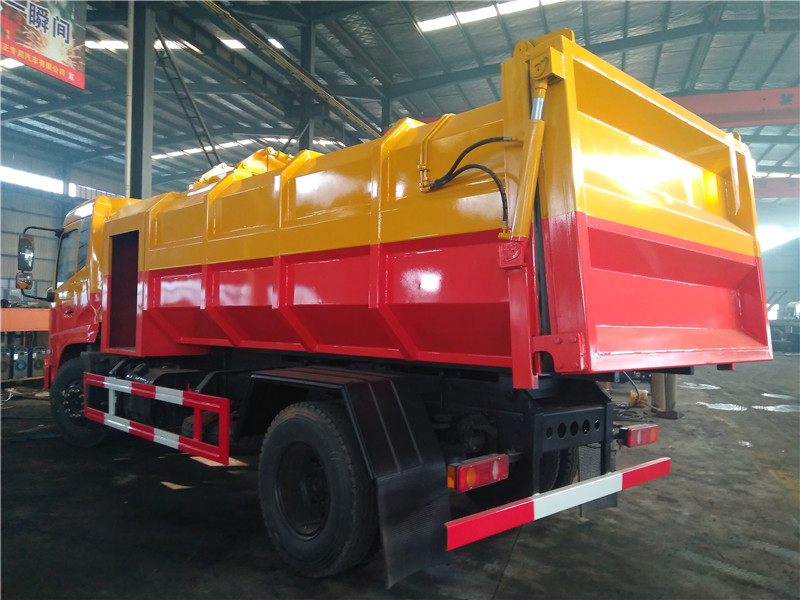 掛桶式10方污泥清運(yùn)車