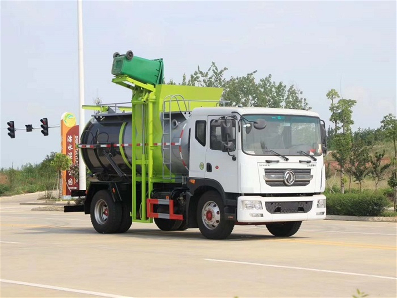 東風(fēng)8.5方餐廚垃圾車(chē)(圓罐)