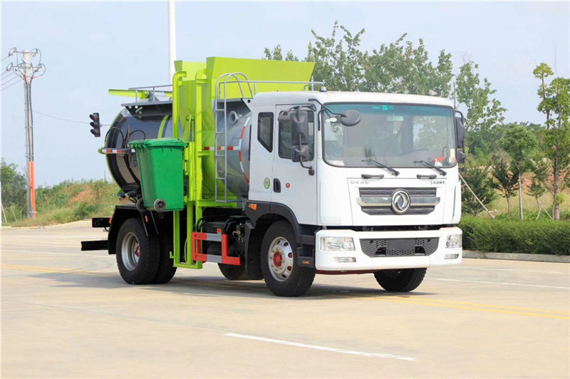 東風(fēng)10立方餐廚垃圾車圓罐