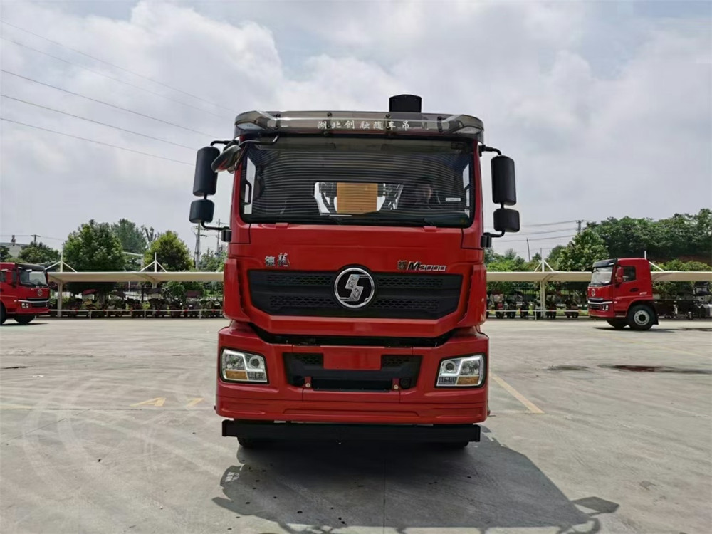 陜汽德龍前四后八上裝徐工14噸隨車吊